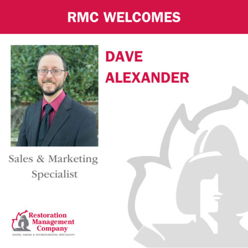 Emergency Restoration Company RMC Welcomes Dave Alexander