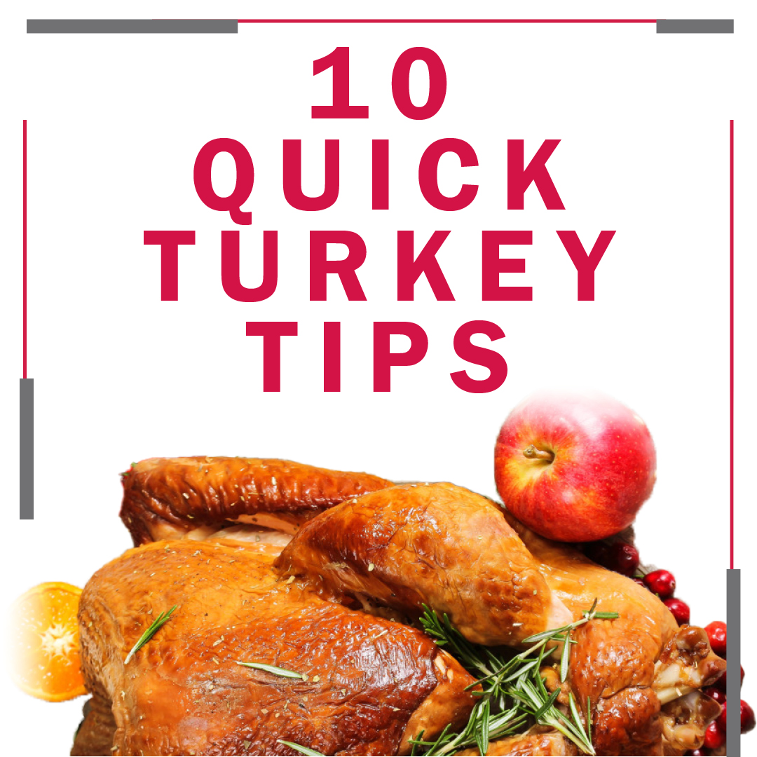 Check out these top ten Tip Tuesday cooking safety tips for Turkey Day!